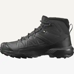 Salomon: Чёрные ботинки 