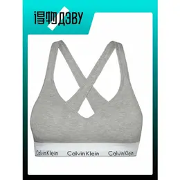 CALVIN KLEIN: Серый бюстгальтер 
