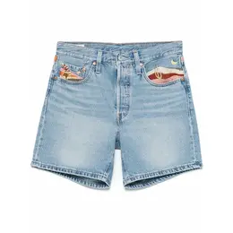 Levi's: Синие шорты  501 Original