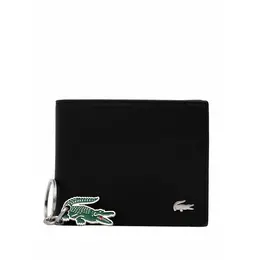 LACOSTE: Чёрный кошелёк 