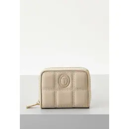 Trussardi: Бежевый кошелёк 