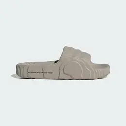 adidas: Серые шлёпанцы 