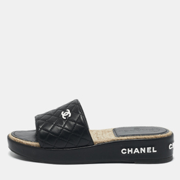 Chanel: Чёрные мокасины 