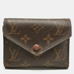 Louis Vuitton: Коричневый кошелёк 