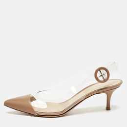 Gianvito Rossi: Бежевые туфли 