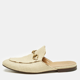 Gucci: Бежевые сабо  Princetown