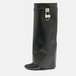 Givenchy: Чёрные сапоги  Lock