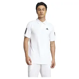 Adidas: Белое поло 