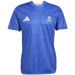 Adidas: Синяя майка 