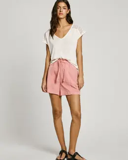 Pepe Jeans: Розовые шорты 