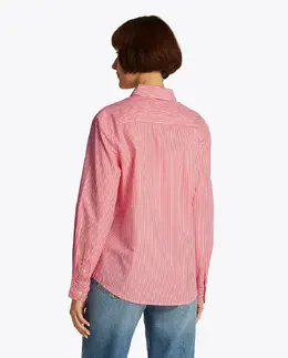 Tommy Jeans: Розовая рубашка 