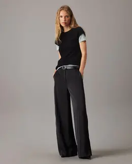 Calvin Klein: Атласные брюки 