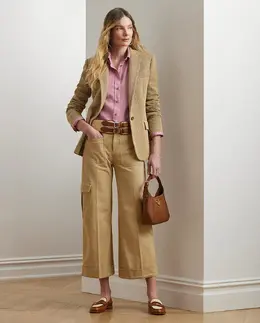 Lauren Ralph Lauren: Бежевые брюки 