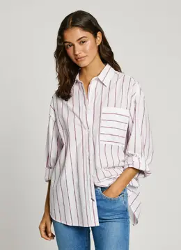 Pepe Jeans: Рубашка с принтом 