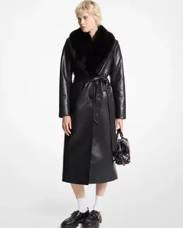 MICHAEL Michael Kors: Пальто с воротником 