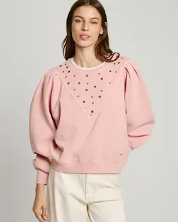 Pepe Jeans: Розовая толстовка 