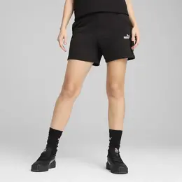 PUMA: Чёрные шорты  Ess