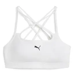 PUMA: Белый бюстгальтер 