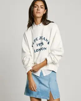 Pepe Jeans: Белая толстовка 