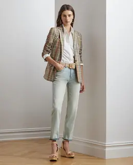 Lauren Ralph Lauren: Хлопковые джинсы 
