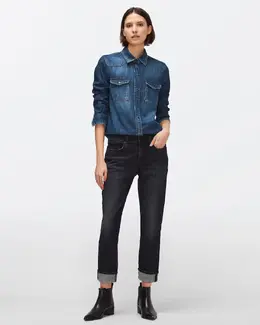 7 For All Mankind: Чёрные джинсы 
