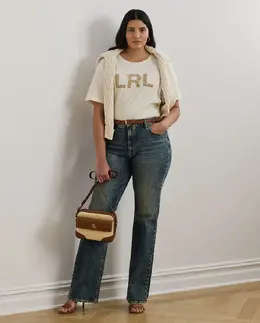 Lauren Ralph Lauren: Хлопковая футболка 