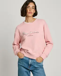 Pepe Jeans: Розовая толстовка 