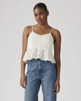 Levi's: Белый топ 
