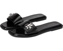 Tory Burch: Чёрные сандалии 