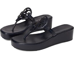 Tory Burch: Синие сандалии  Miller