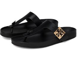 Tory Burch: Чёрные сандалии 
