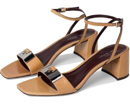 Tory Burch: Серебристые туфли  Gigi