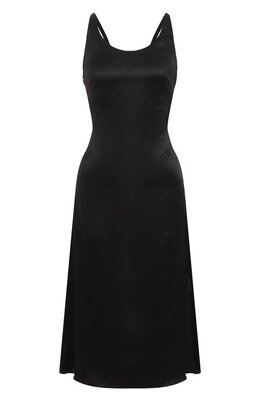 Balenciaga: Атласное платье 