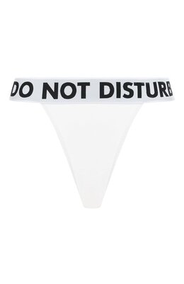 Moschino: Белые трусы 