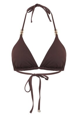 Max Mara: Коричневый топ 