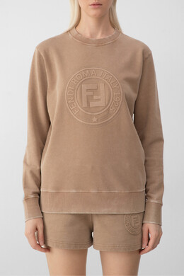 Fendi: Хлопковый свитшот 