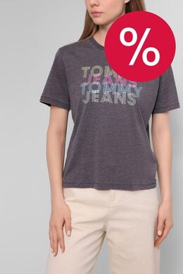 Tommy Jeans: Футболка с принтом 