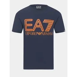 EA7 EMPORIO ARMANI: Тёмная футболка 
