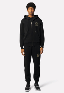 VERSACE JEANS COUTURE: Чёрная толстовка 