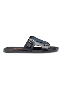 SANTONI: Синие шлёпанцы 