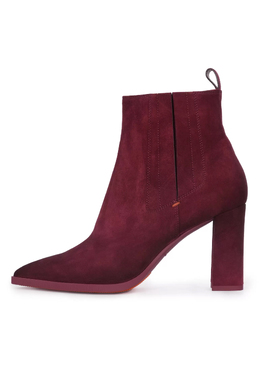 SANTONI: Бордовые ботинки 