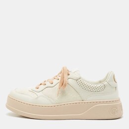 Gucci: Белые кроссовки  GG