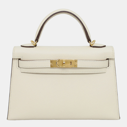 Hermes: Белая сумка  Kelly