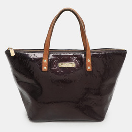 Louis Vuitton: Бордовая сумка 