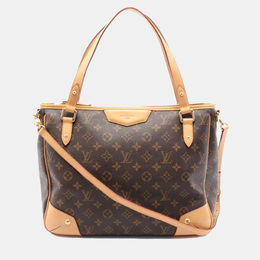 Louis Vuitton: Коричневая сумка 