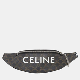Celine: Коричневая сумка через плечо 