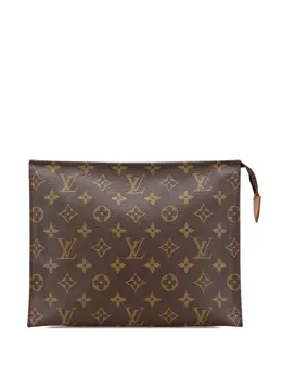 Louis Vuitton Pre-Owned: Коричневый клатч 