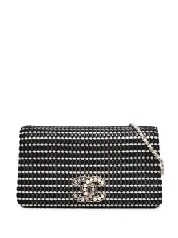 CHANEL Pre-Owned: Двухцветная сумка через плечо 
