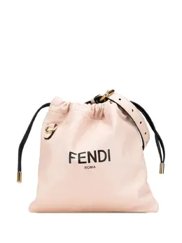 Fendi Pre-Owned: Розовая сумка через плечо 