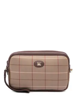 Burberry Pre-Owned: Коричневый клатч 